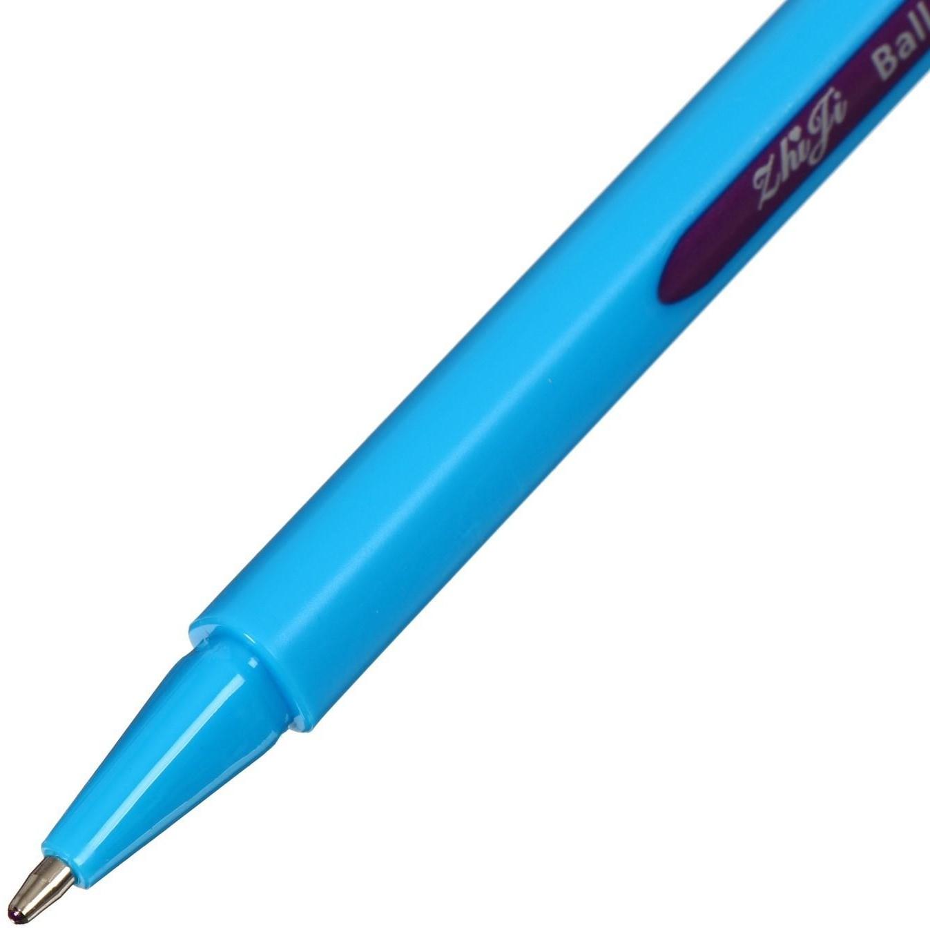 Набор ручек шариковых 6 цветов в блистере