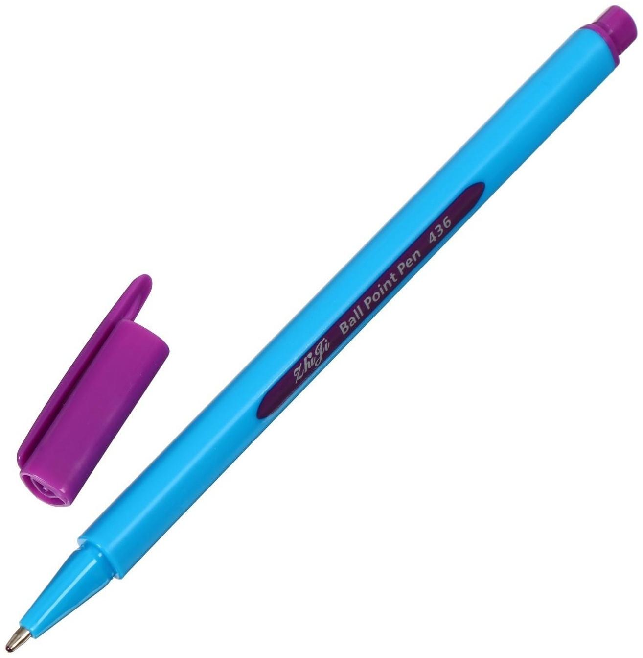 Набор ручек шариковых 6 цветов в блистере