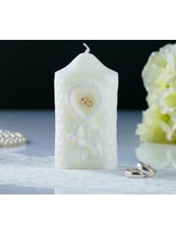 Свеча-цилиндр свадебная 