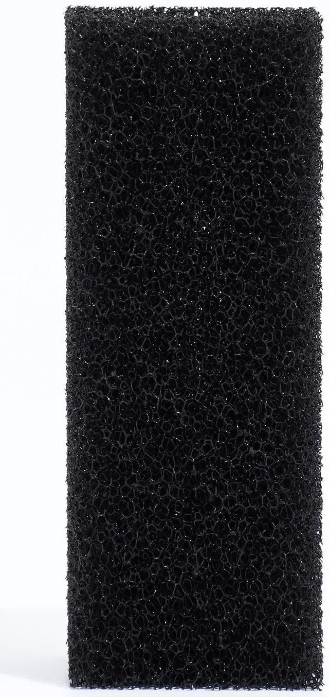 Губка прямоугольная для фильтра № 1, ретикулированная 30 PPI, 4 х 4,5 х 11 см, черная