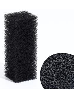 Губка прямоугольная для фильтра № 1, ретикулированная 30 PPI, 4 х 4,5 х 11 см, черная