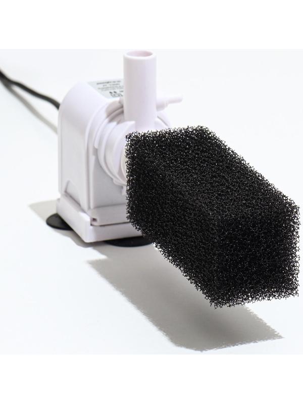 Губка прямоугольная для фильтра № 1, ретикулированная 30 PPI, 4 х 4,5 х 11 см, черная