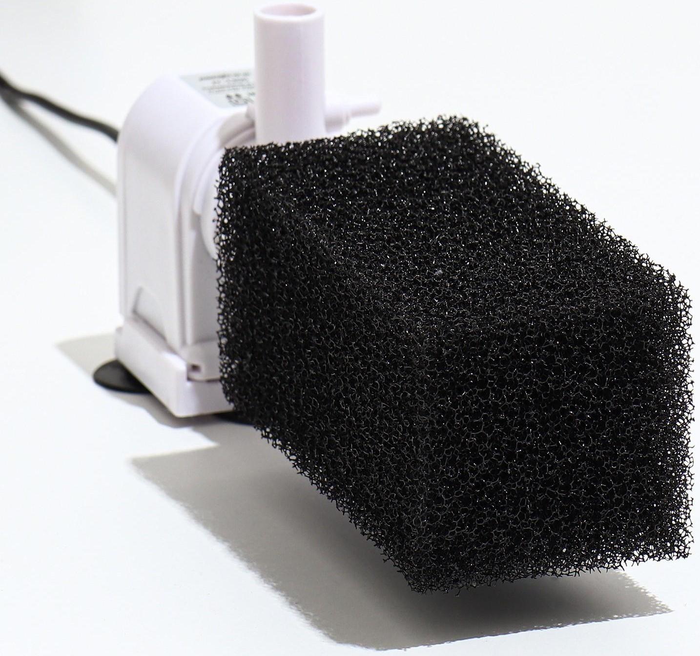 Губка прямоугольная для фильтра № 3, ретикулированная 30 PPI, 6 х 6 х 12 см, черная