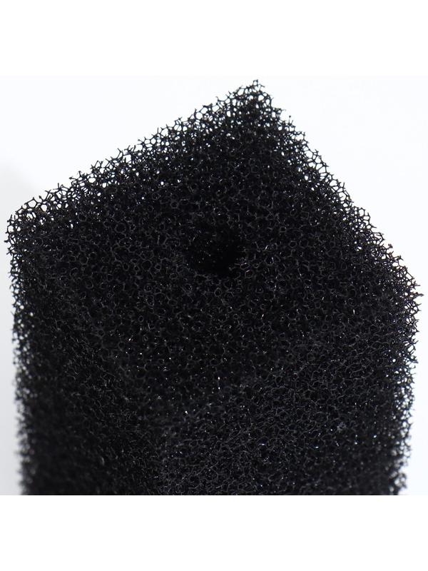 Губка прямоугольная для фильтра № 3, ретикулированная 30 PPI, 6 х 6 х 12 см, черная