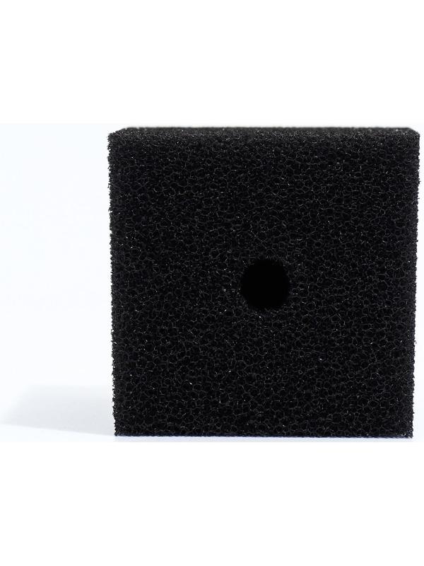 Губка прямоугольная для фильтра № 8, ретикулированная 30 PPI, 8 х 8 х 12 см, черная