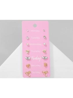 Пусеты 7 пар 