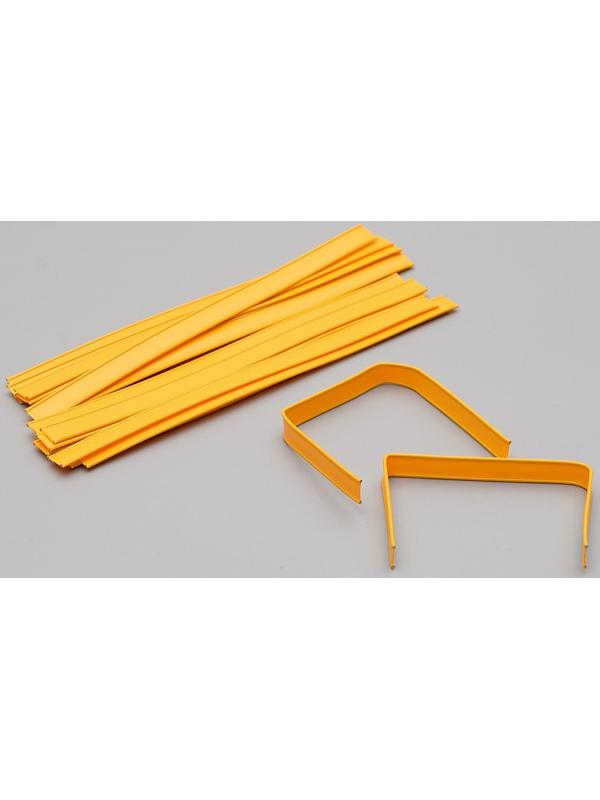 Клип-лента в нарезке, желтый, 13 см / 500 шт.