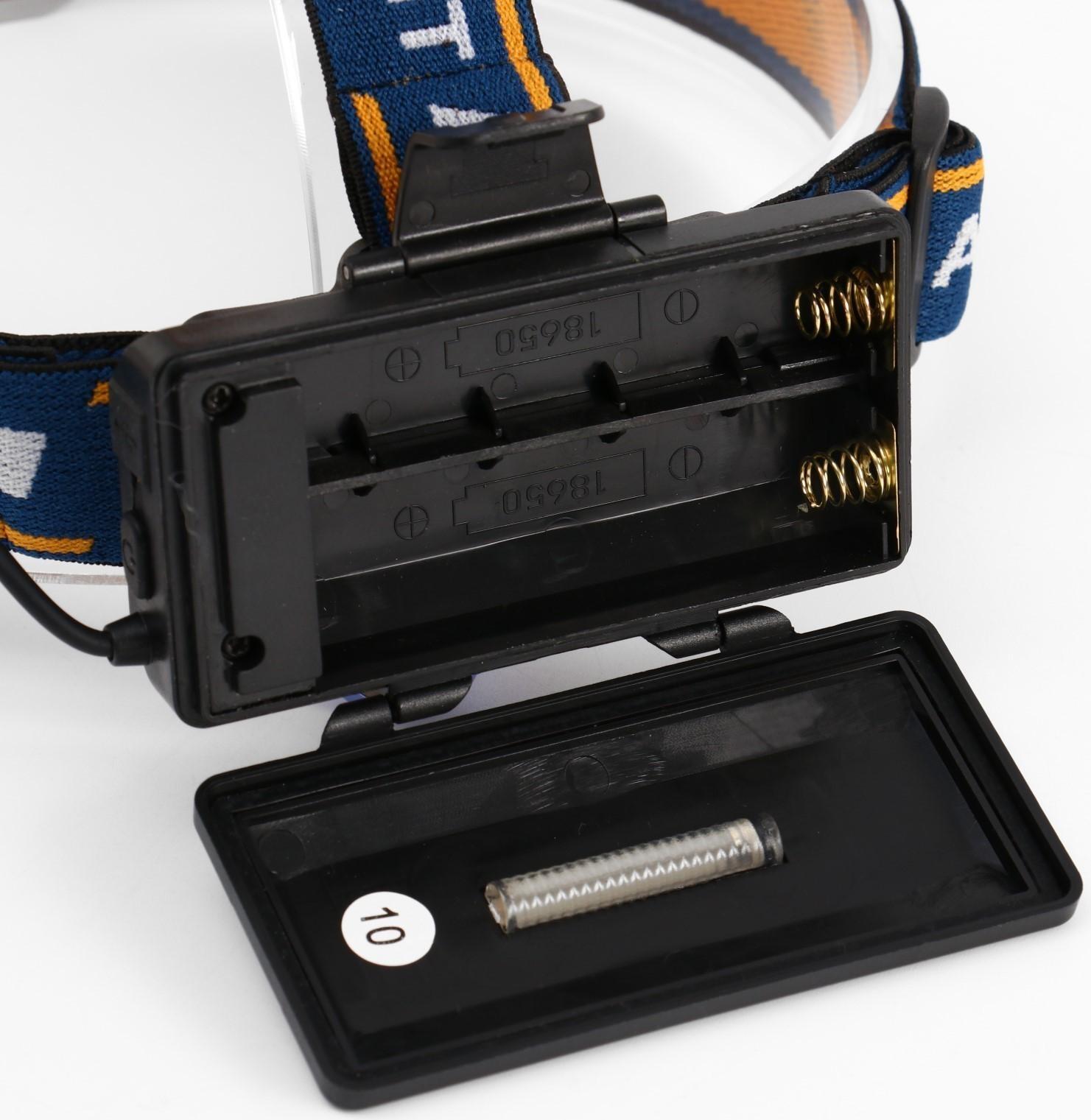 Фонарь налобный аккумуляторный 