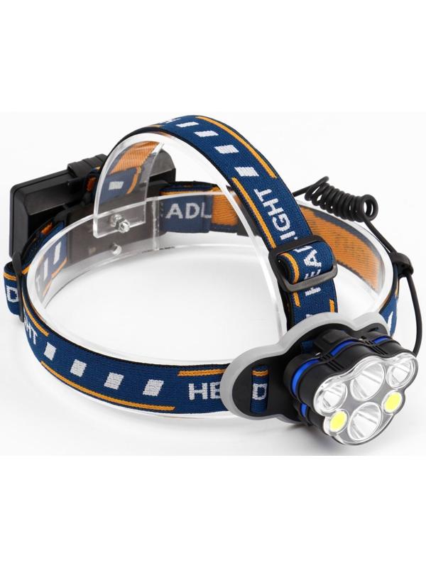 Фонарь налобный аккумуляторный 