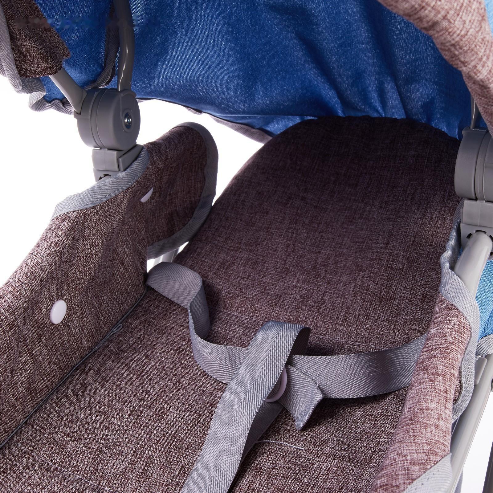 Коляска для кукол, универсальная, с переноской, корзиной, ручка регулируется, металлический каркас