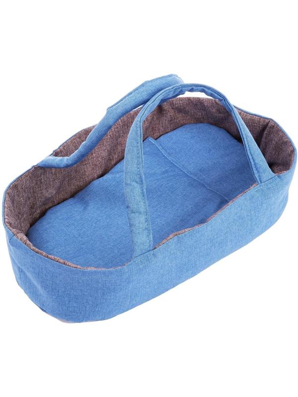 Коляска для кукол, универсальная, с переноской, корзиной, ручка регулируется, металлический каркас