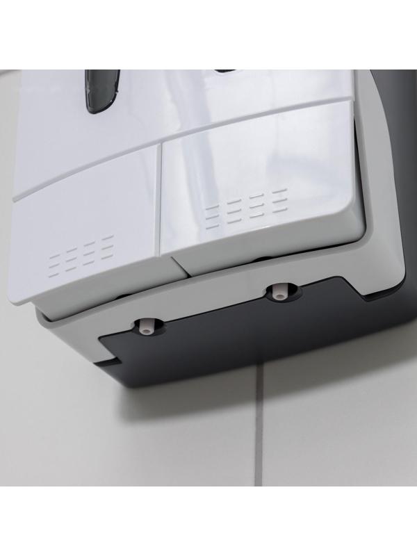 Диспенсер для антисептика или жидкого мыла механический, двойной, 1000 мл, пластик