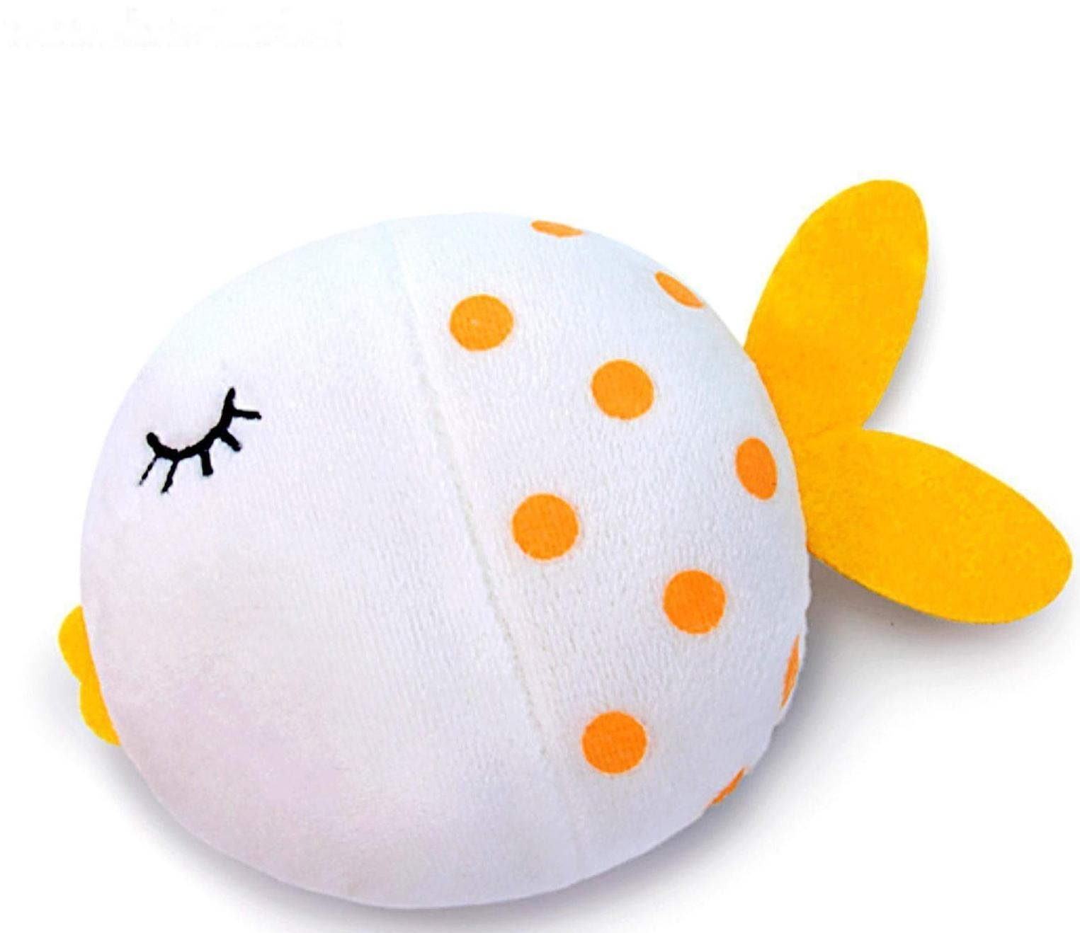 Мягкая игрушка «Басик Baby с подушкой - рыбкой», 20 см