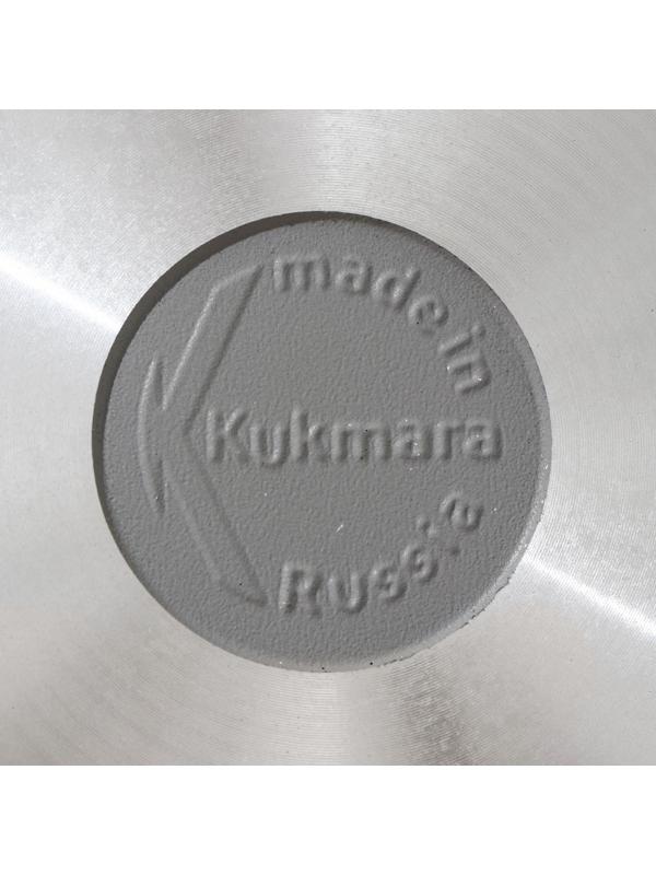 Сковорода, d=24 см, съёмная ручка, стеклянная крышка, антипригарное покрытие, цвет светлый мрамор