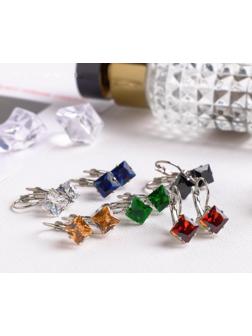 Серьги со стразами 