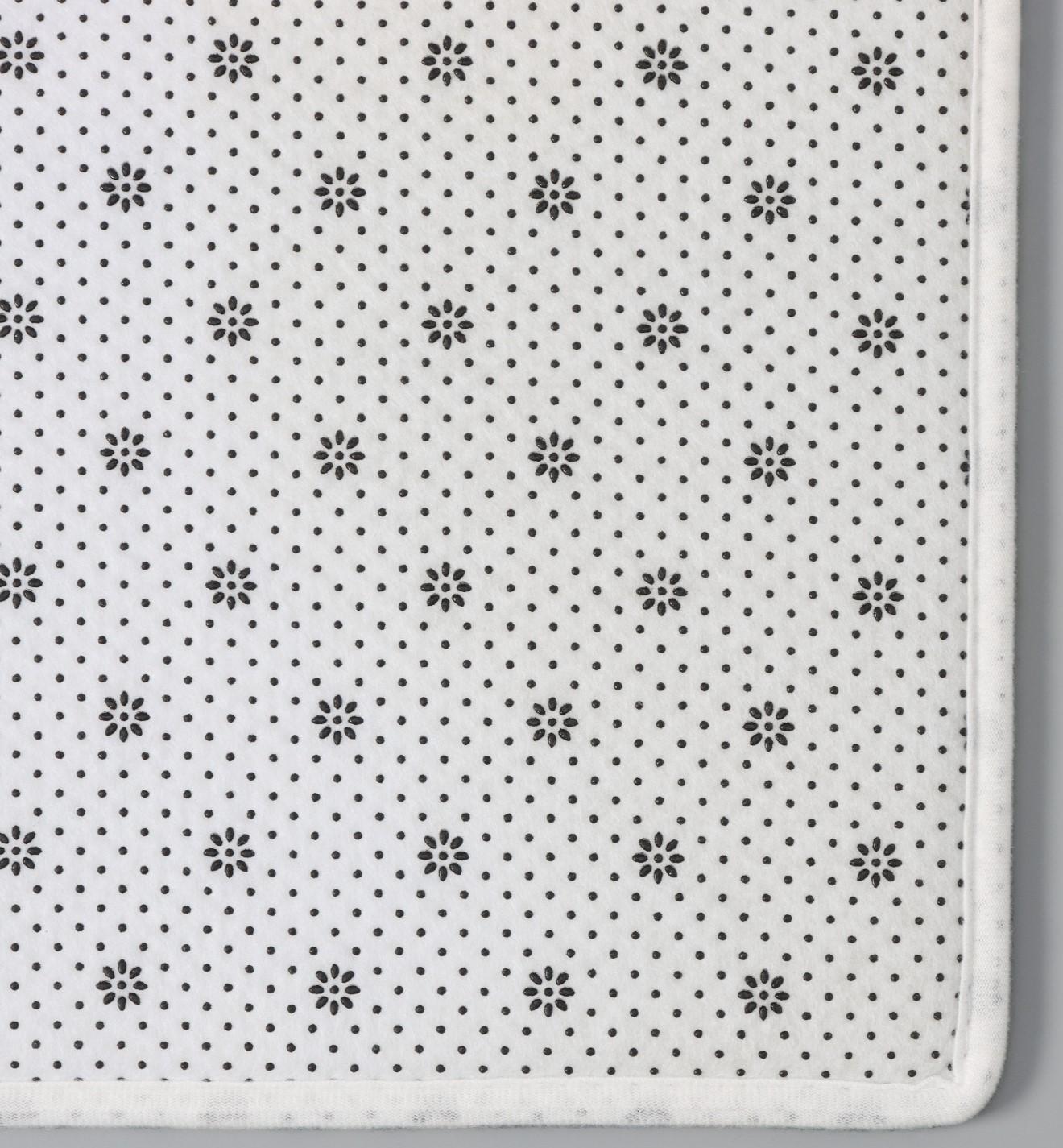 Коврик для ванной Доляна «Листья», 45×120 см