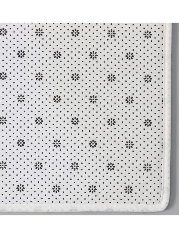 Коврик для ванной Доляна «Листья», 45×120 см