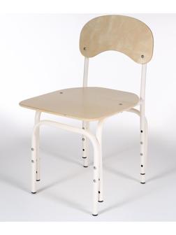 Стул детский регулируемый Яшка гр.1-3, Кремовый белый