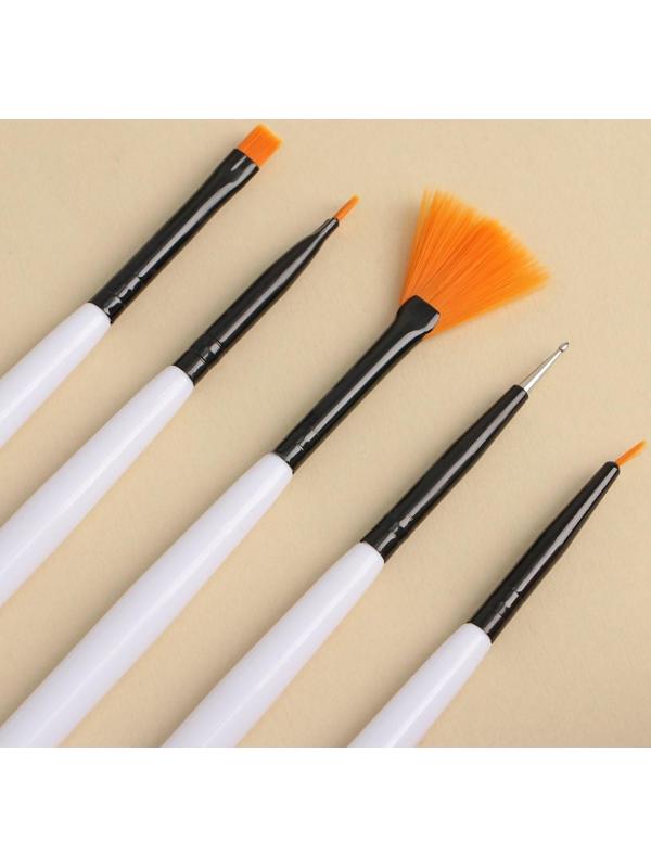 Набор кондитерских кисточек для декорирования «Алмаз», 5 шт