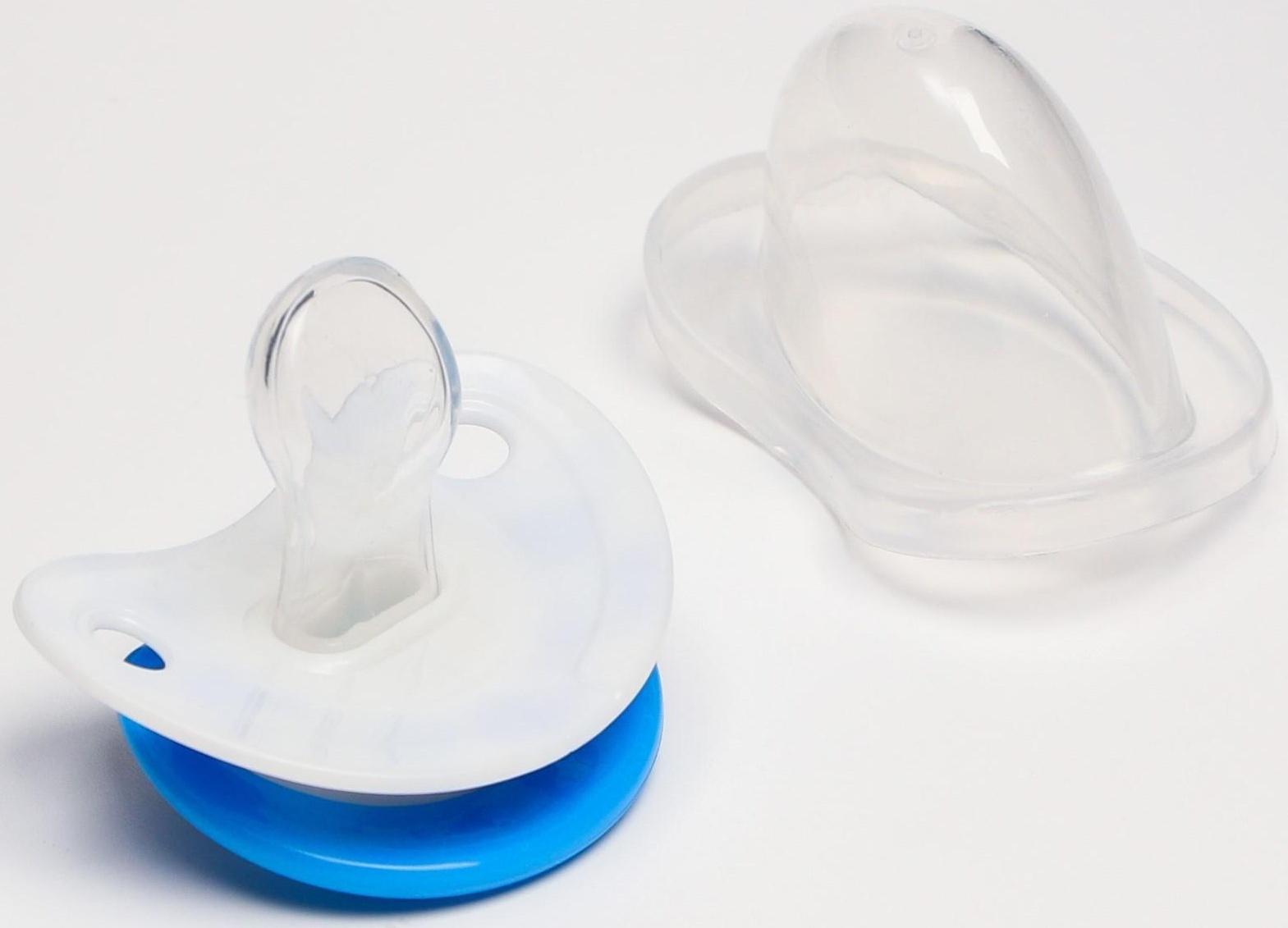 Соска-пустышка ортодонтическая, силикон, от 0 мес., с колпачком, «Кит»