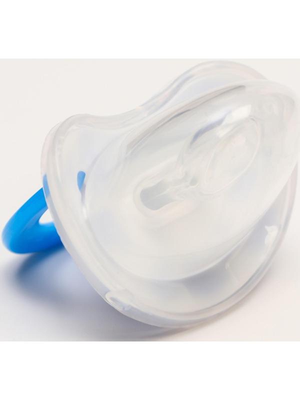 Соска-пустышка ортодонтическая, силикон, от 0 мес., с колпачком, «Кит»