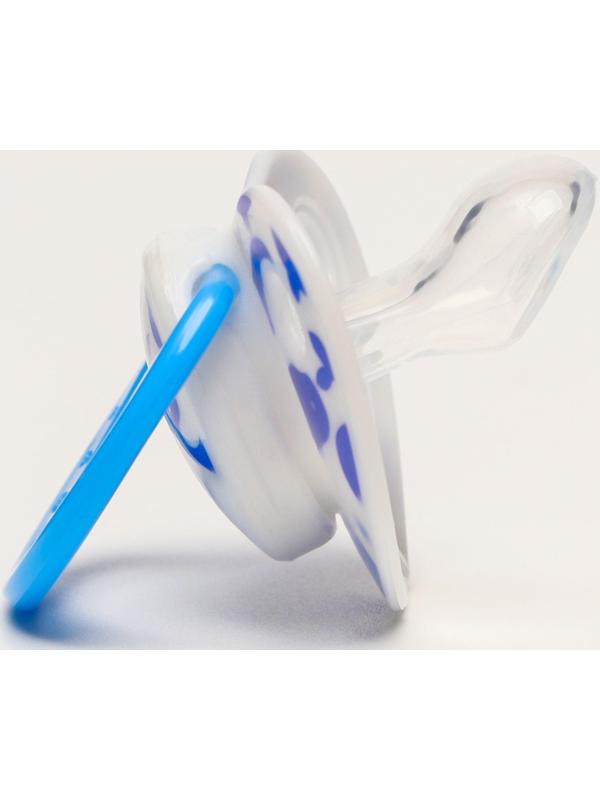 Соска-пустышка ортодонтическая, силикон, от 0 мес., с колпачком, «Кит»