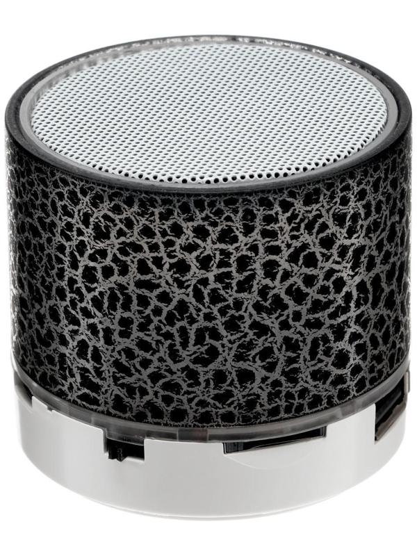 Портативная колонка LuazON LAB-30, 3 Вт, 520 мАч, microSD, цвет: черный мрамор