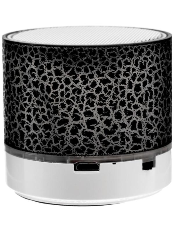 Портативная колонка LuazON LAB-30, 3 Вт, 520 мАч, microSD, цвет: черный мрамор