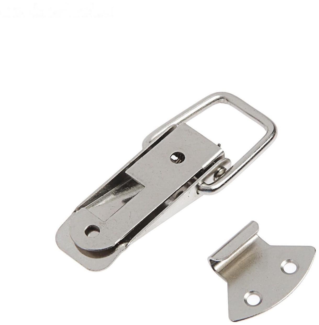 Замок-защелка на ящик Z16, 6,5 см, железный, с проушиной