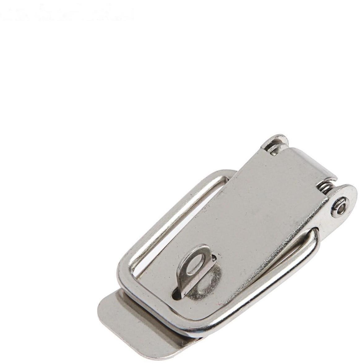 Замок-защелка на ящик Z16, 6,5 см, железный, с проушиной