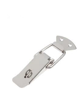 Замок-защелка на ящик Z16, 6,5 см, железный, с проушиной