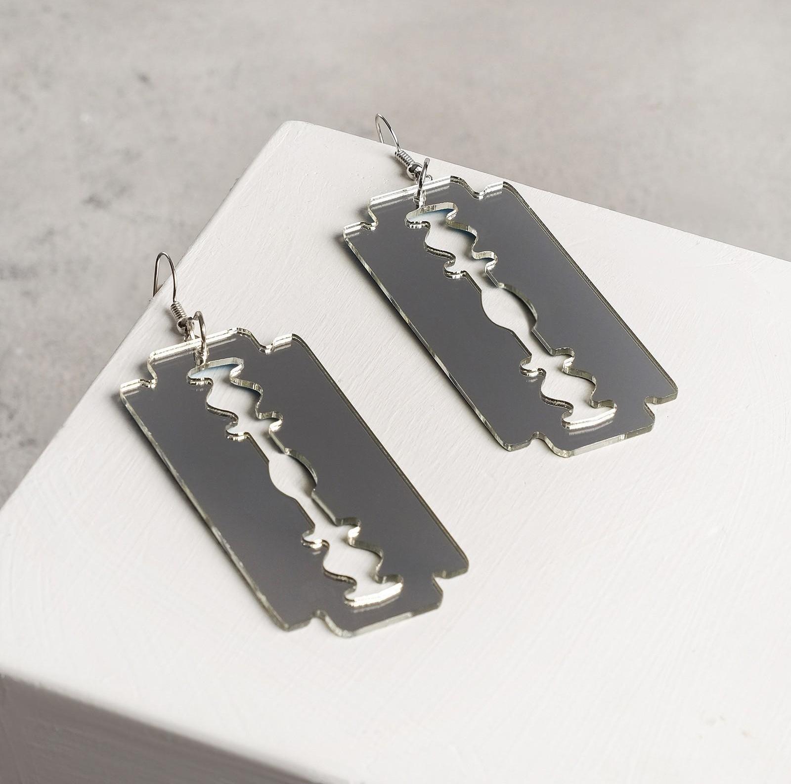 Серьги металл 