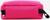 Косметичка, 2 отдела на молниях, с крючком, цвет розовый