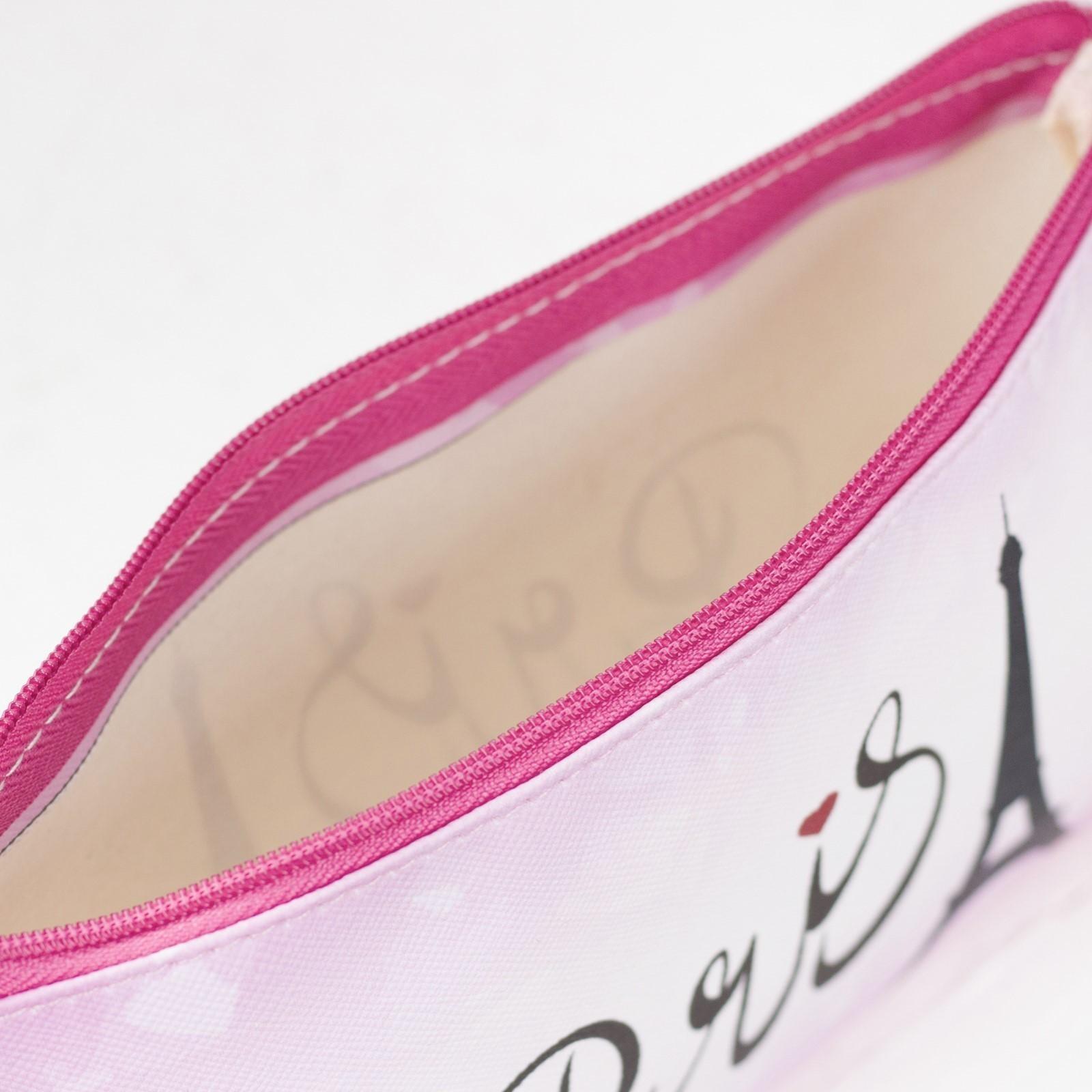 Косметичка на молнии, цвет розовый