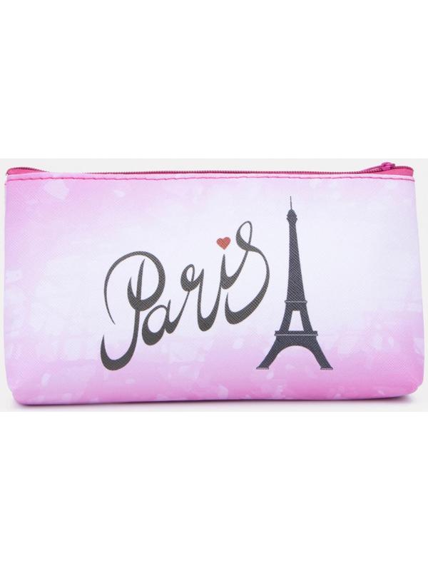 Косметичка на молнии, цвет розовый