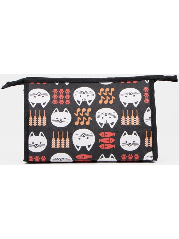 Косметичка на молнии, цвет чёрный