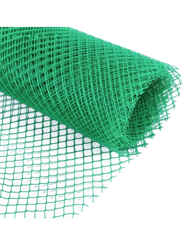 Сетка садовая, 1,5 × 10 м, ячейка 15 × 15 мм, пластиковая, зелёная, Greengo