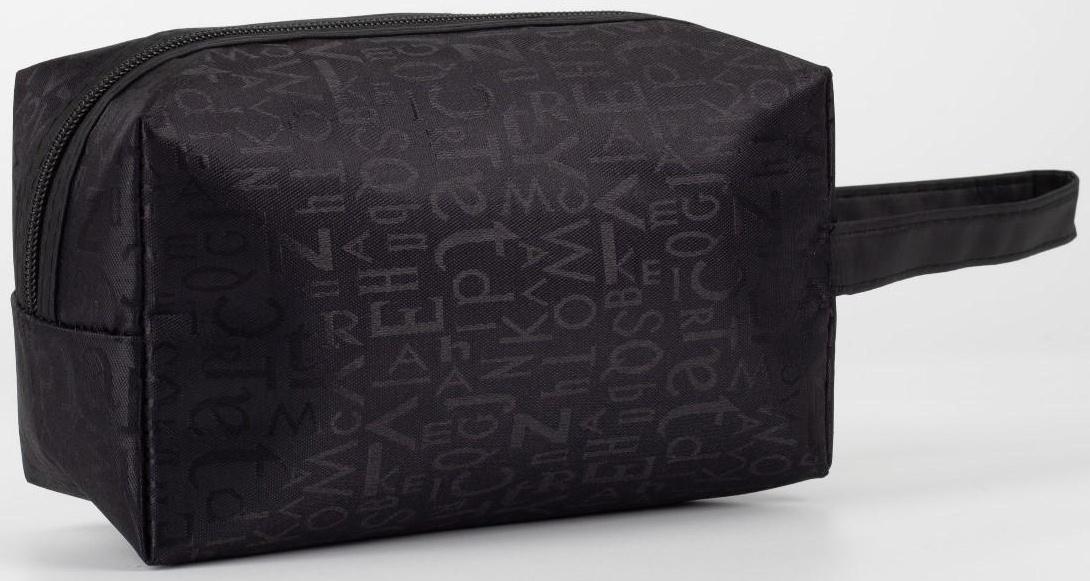 Косметичка на молнии, цвет чёрный