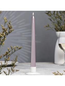 Свеча античная, 2,3х 25 см, лакированная, розовое золото