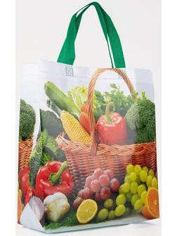 Сумка хозяйственная без застёжки, цвет зелёный