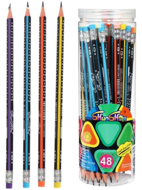 Карандаш чернографитный твёрдость НВ 