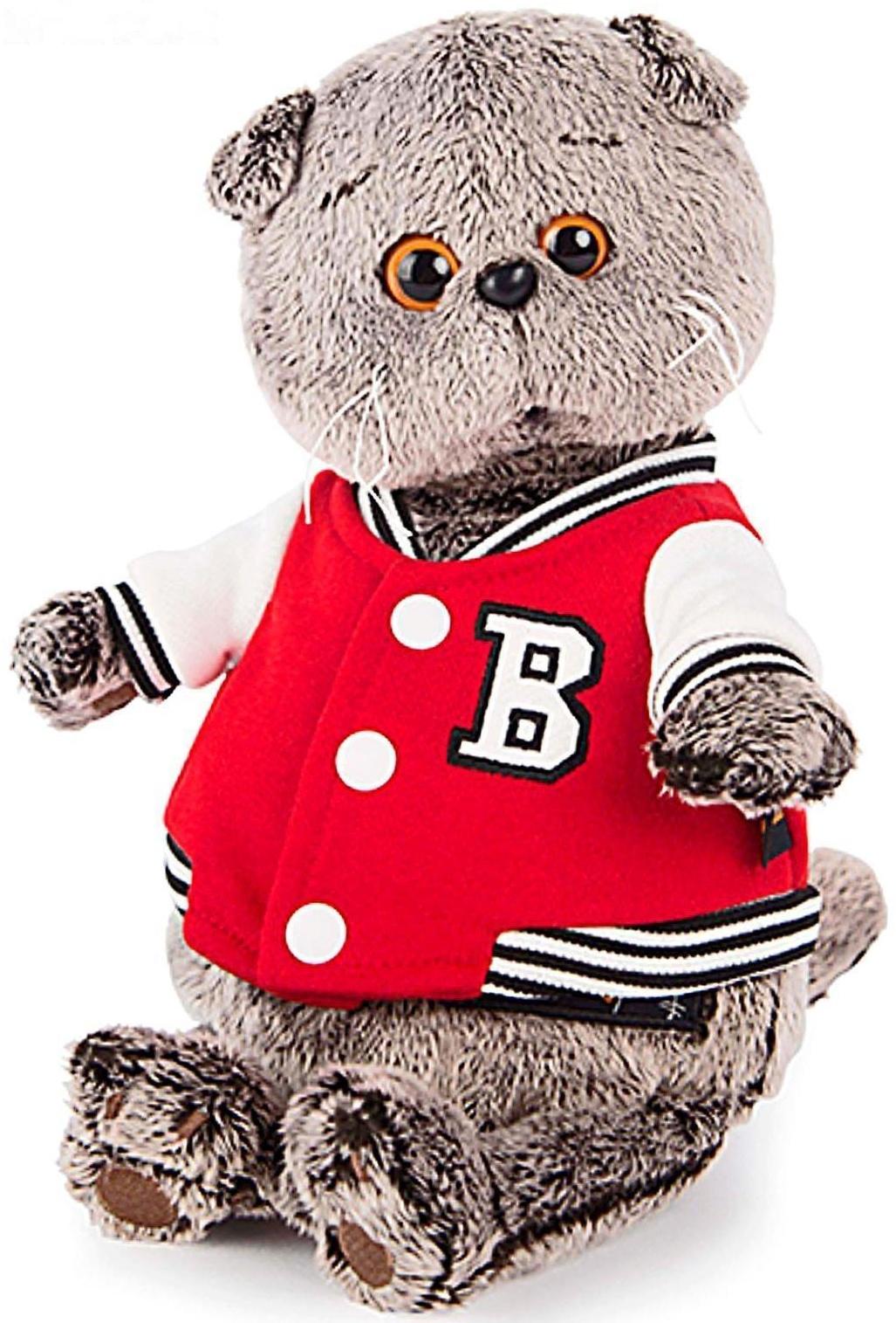 Мягкая игрушка «Басик» в клубной куртке, 19 см
