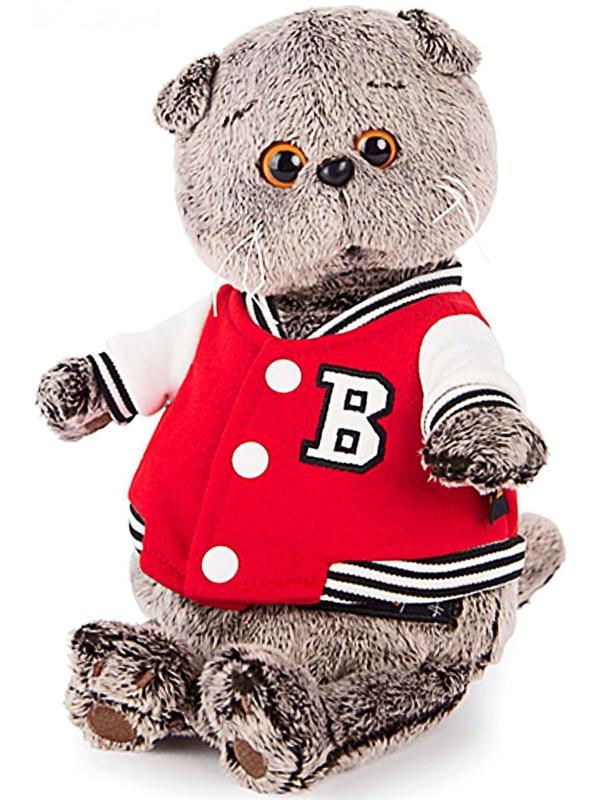 Мягкая игрушка «Басик» в клубной куртке, 19 см