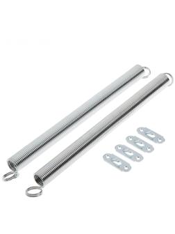 Пружина дверная ТУНДРА, покрытие цинк, D=24 мм, L=300 мм, 2 шт.
