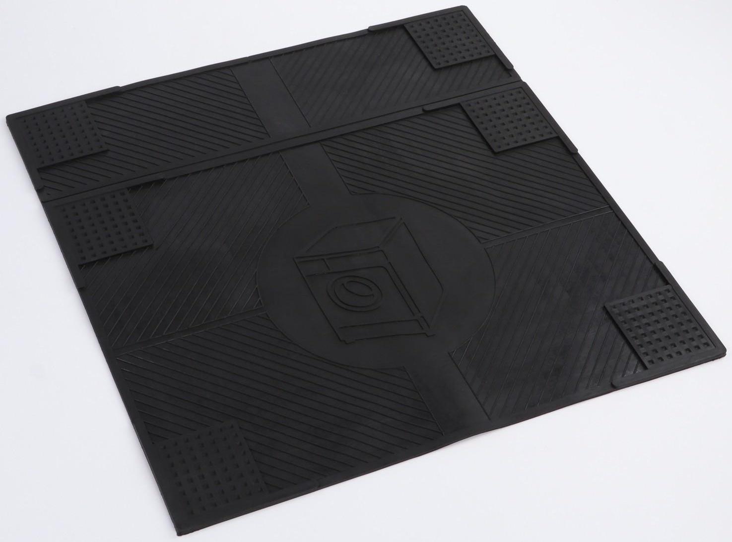 Коврик антивибрационный 65×62×0,7 см, цвет чёрный