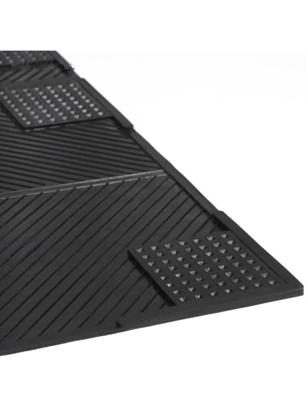 Коврик антивибрационный 65×62×0,7 см, цвет чёрный