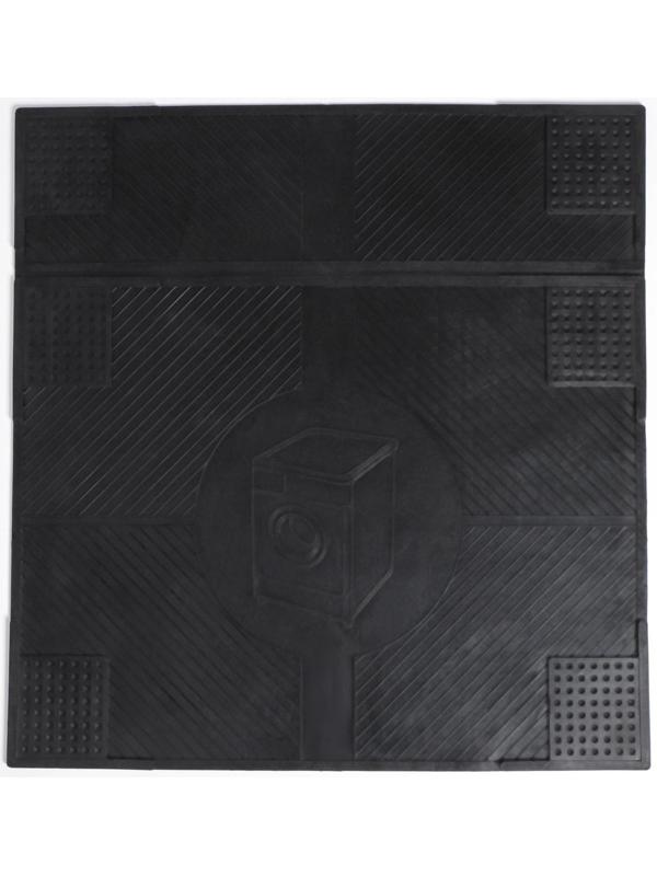 Коврик антивибрационный 65×62×0,7 см, цвет чёрный