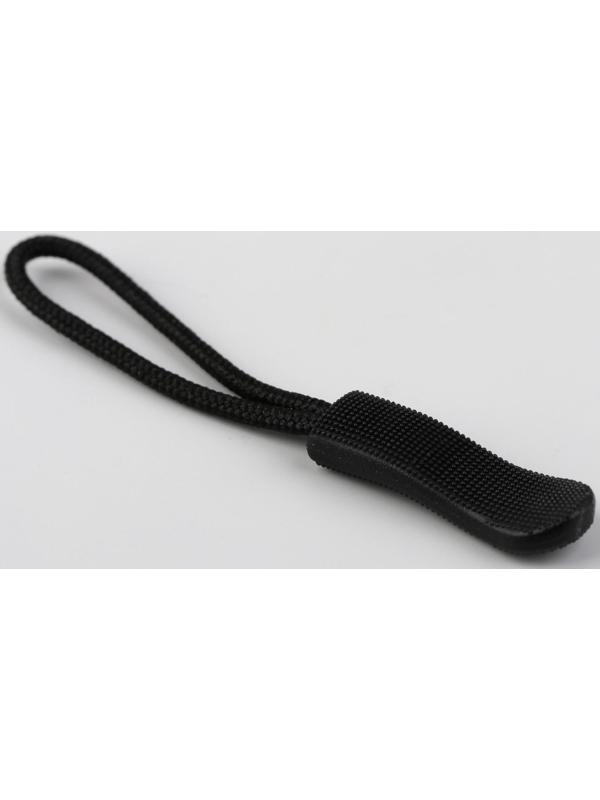 Пуллер для молнии, 2,5 см, 6 × 0,8 см, 10 шт, цвет чёрный