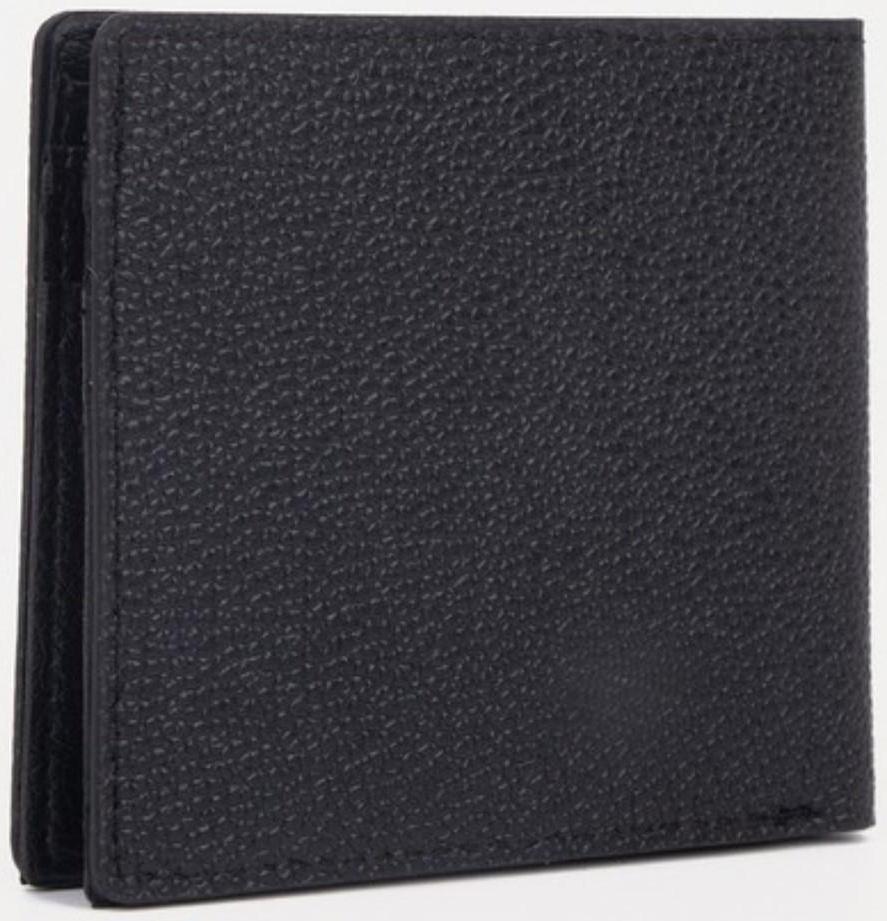 Портмоне без застёжки, цвет чёрный