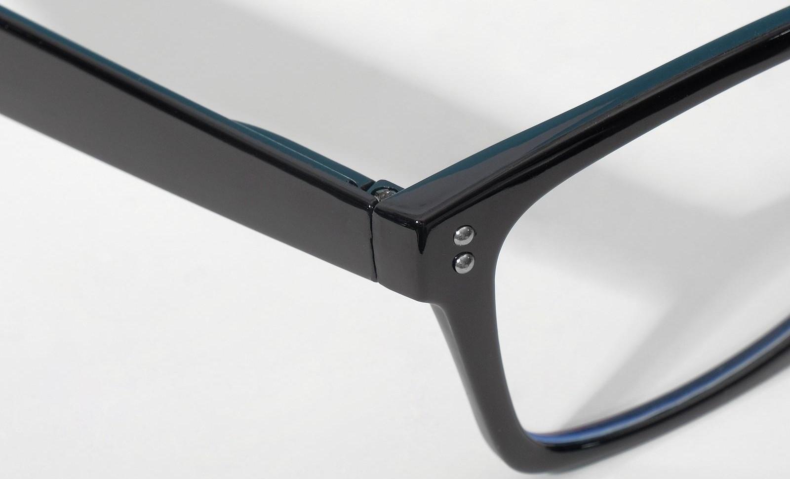 Очки компьютерные 28003, цвет чёрный глянец